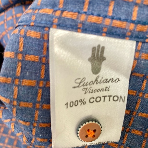 Men’s casual shirt 100% cotton. Size XL. Color blue. Williams and Kent., - Picture 5 of 5